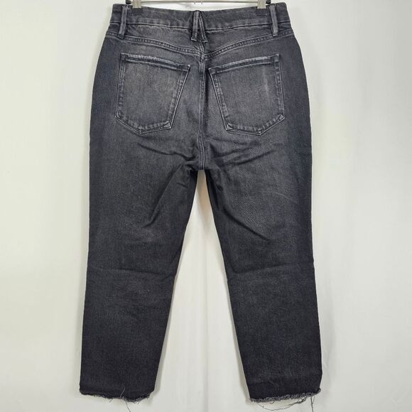 Good American Good Girlfriend Petite Jeans in Black - Size 6 - Picture 9 of 11